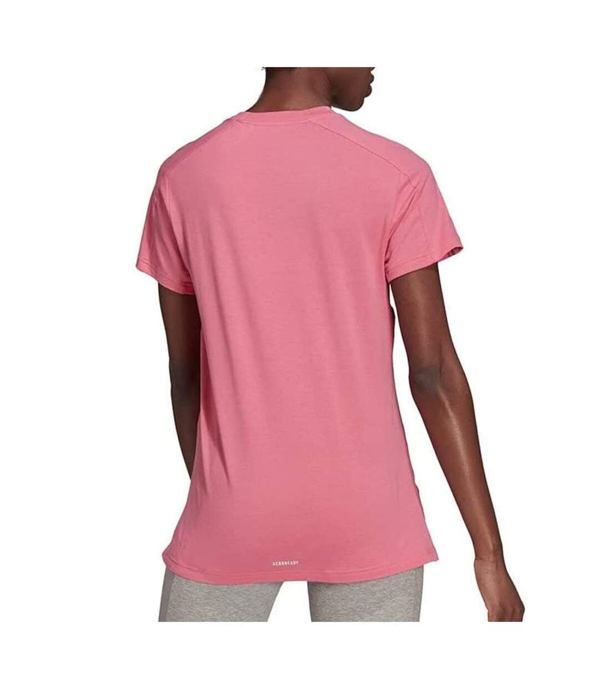 T-shirt Rose Femme Adidas Aeroready