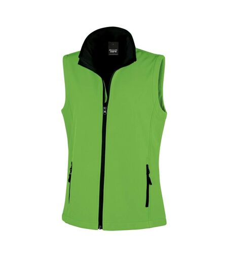 Veste Sans Manches Femme Vert Vif Noir Result Core