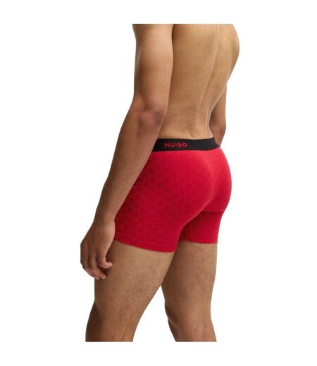 Pack Of 3  Mens Boxer Briefs  Black Red Hugo