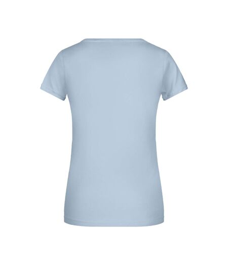 T-shirt Basic Femme Bleu Clair James And Nicholson