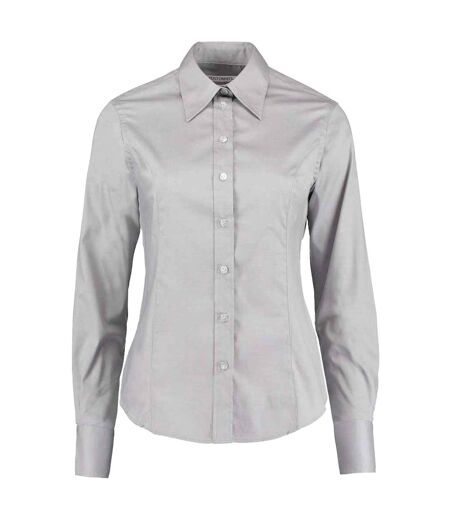 Chemisier Corporate Femme Gris Argenté Uni Kustom Kit