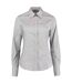Chemisier Corporate Femme Gris Argenté Uni Kustom Kit-1