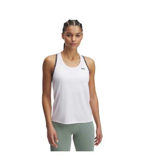 Débardeur Femme Blanc Noir Under Armour