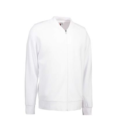 ID Cardigan unisexe Pro Wear (Blanc) - UTID481