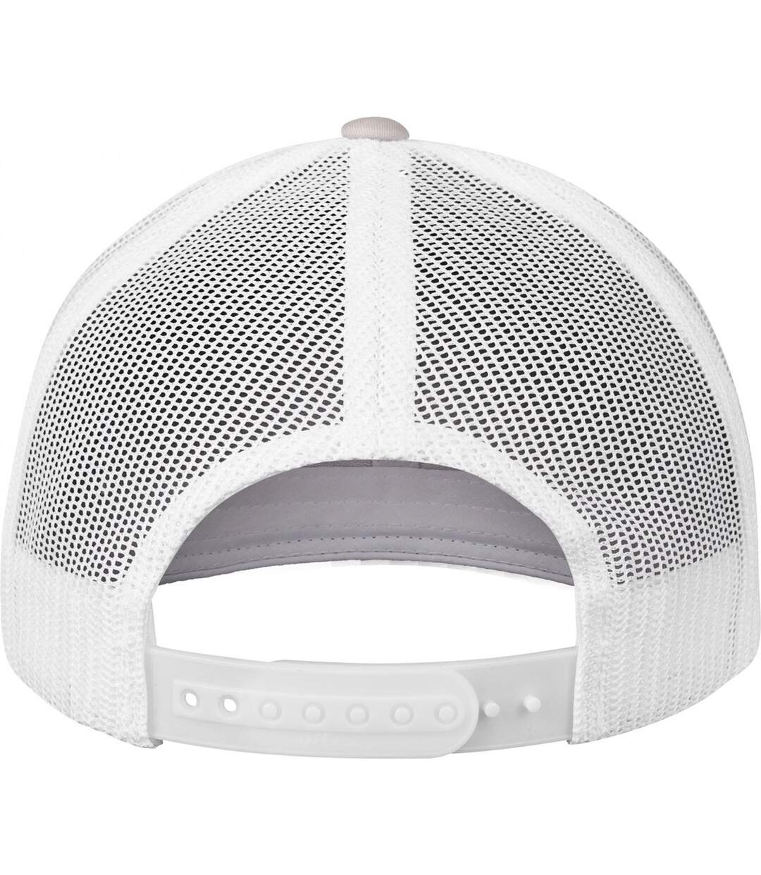 Casquette Trucker Argenté Blanc Flexfit-2