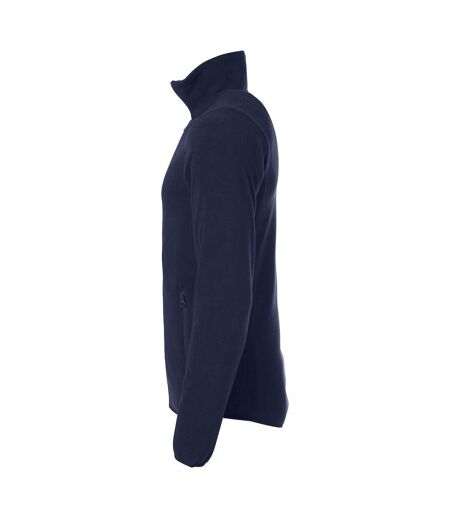 Womens/ladies Basic Polar Fleece Jacket Dark Navy Clique
