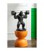 Statue Gorille en Résine Haltérophilie 62cm Noir-5