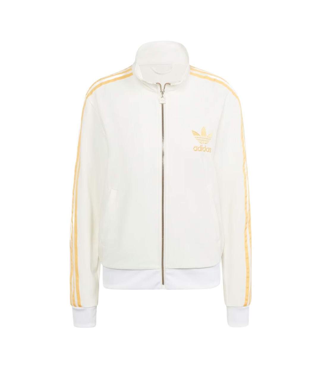 Veste blanc/jaune femme adidas crepe-2