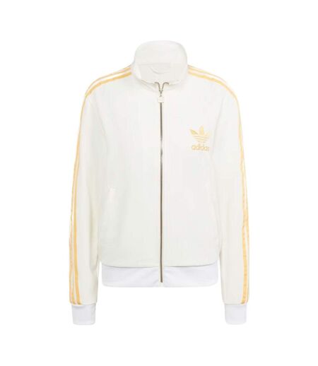 Veste blanc/jaune femme adidas crepe