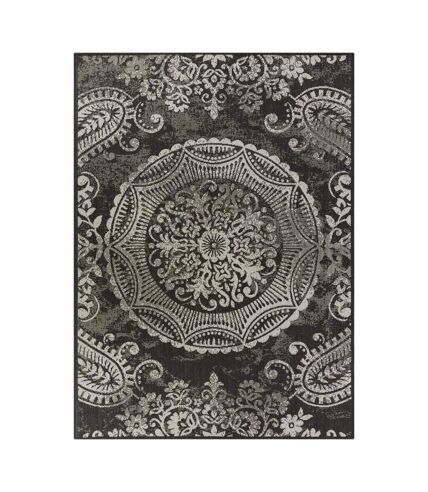 Tapis extérieur tissé kilim rectangle IRISA 1