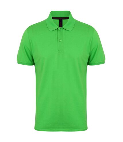 Henbury Mens Modern Fit Cotton Pique Polo Shirt (Charcoal)