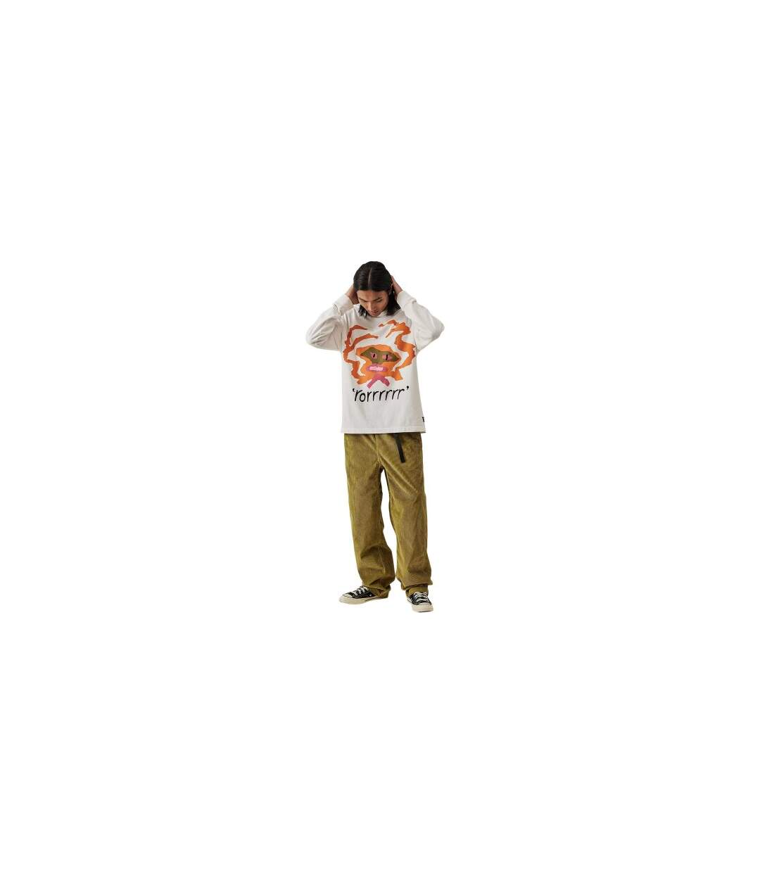 Mens Skate Wide Leg Trousers Moss Green Levis-1