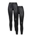 Leggings Femme Noir Urban Classics-2