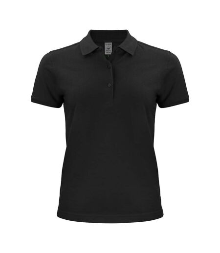 Polo Femme Noir Clique