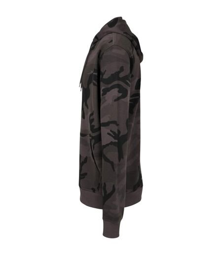 Sweat À Capuche Adulte Camouflage Foncé Build Your Brand