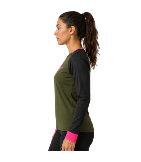 Body Manches Longues Raglan Femme Vert Mousse Dynafit