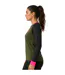 Body Manches Longues Raglan Femme Vert Mousse Dynafit-3