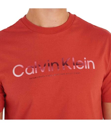 T-shirt Homme Rouge Calvin Klein