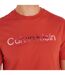 T-shirt Homme Rouge Calvin Klein-4