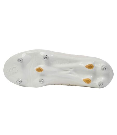 Unisex Adult Phoenix 2.0 Team Leather Soft Ground Rugby Boots White Canterbury