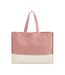 Tote Bag Motif/style Contrasté Earthaware Taille Unique Rose Clair Naturel Westford Mill-2