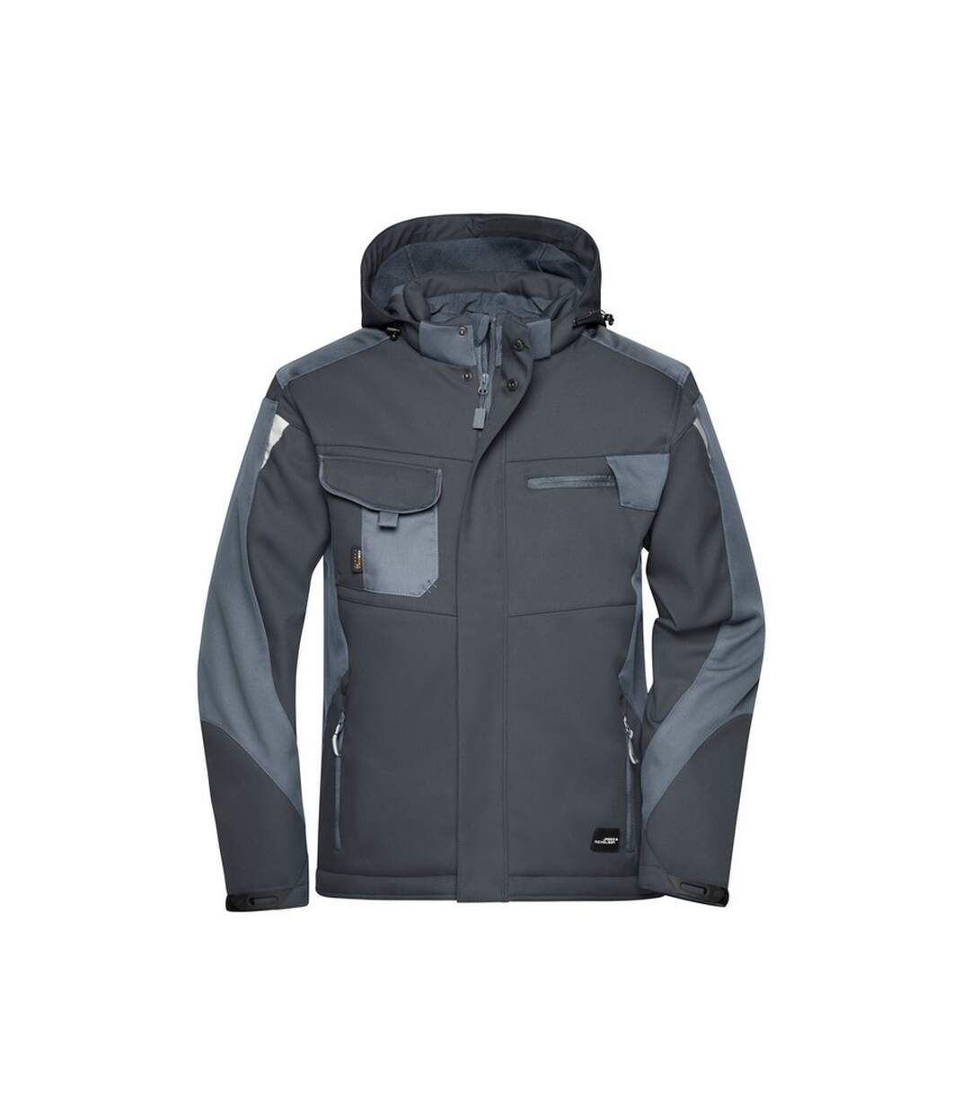 Veste Softshell Craftsmen Adulte Noir Carbone James And Nicholson-1