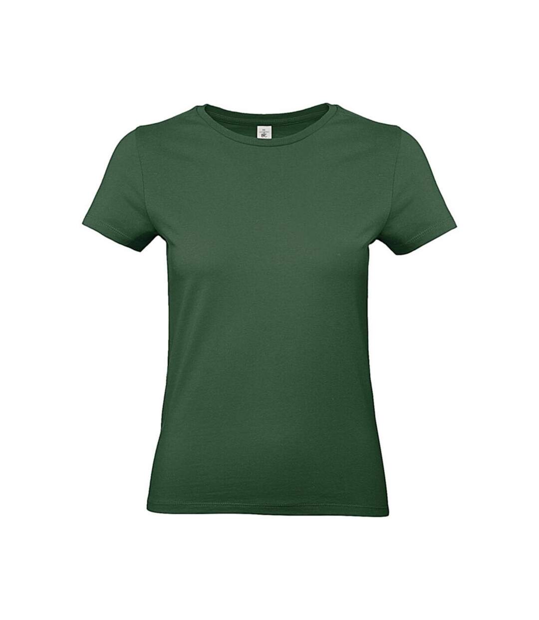 T-shirt #e190 Femme Vert Bouteille B&C-1