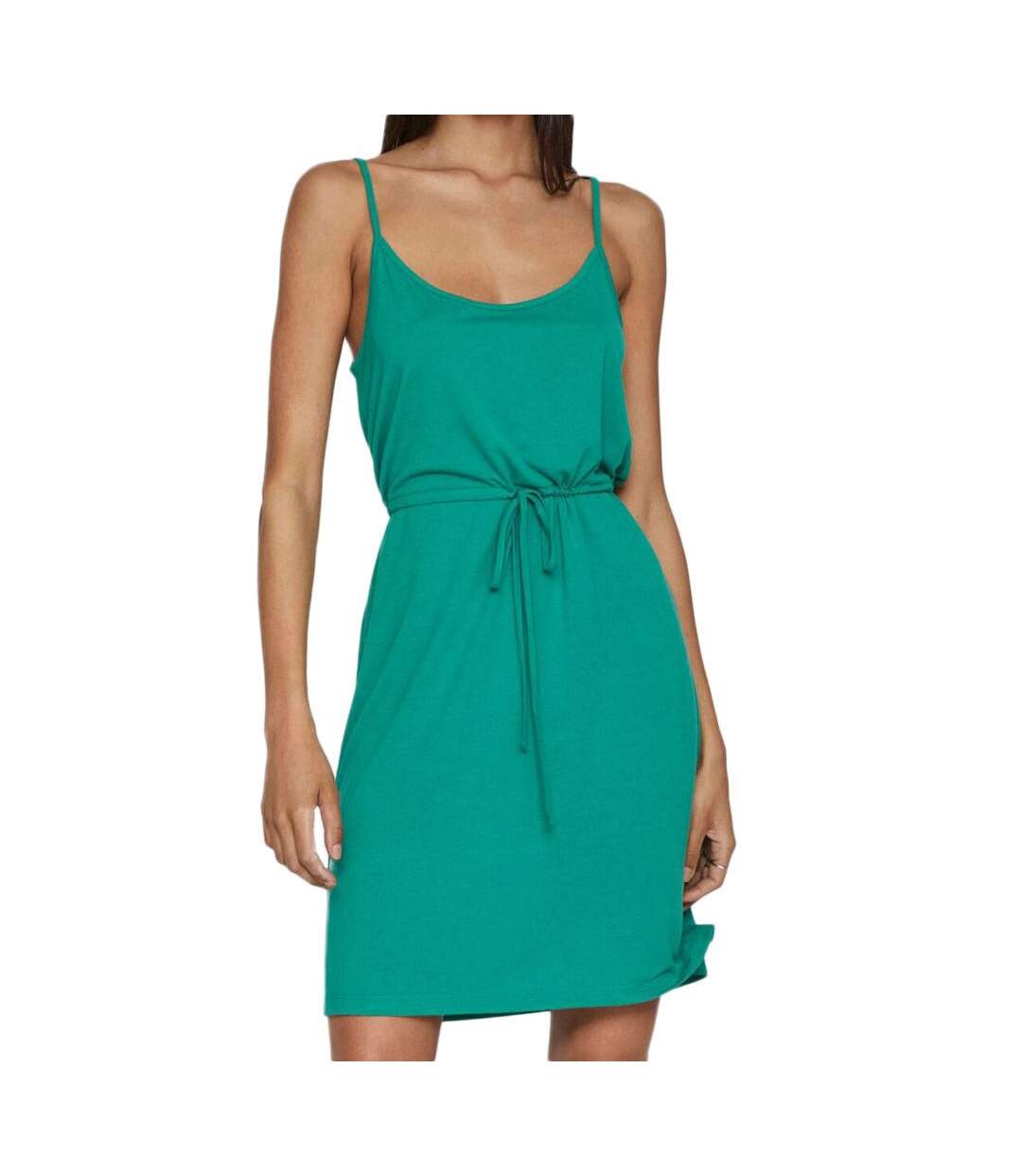 Robe Verte Femme Vila Money Strap - L