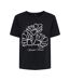 T-Shirt noir femme jdy louisa 15349536 - l-1