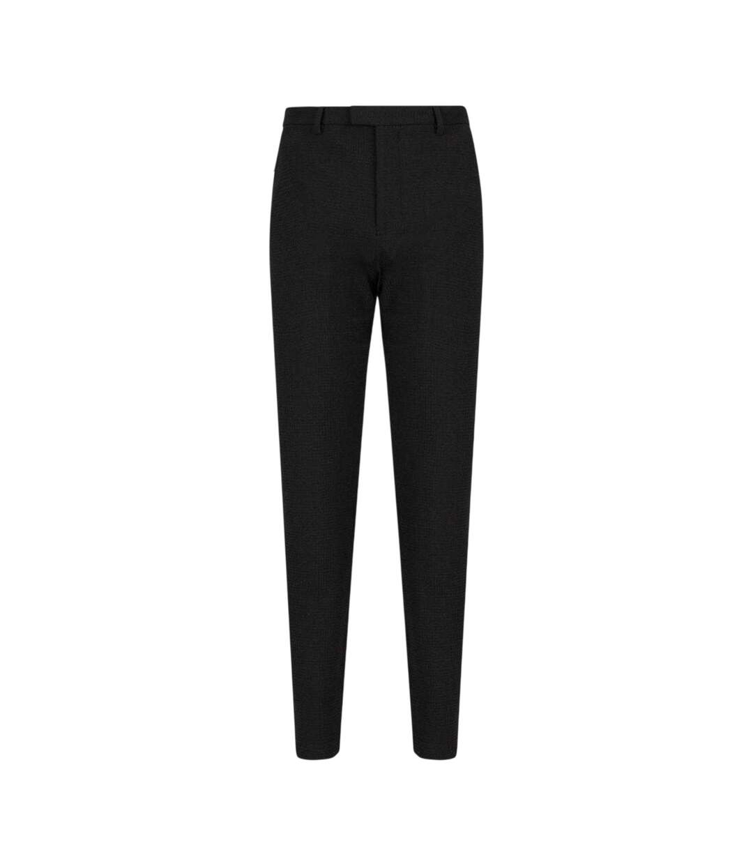 Mens Wool Blend Trousers Black Emporio Armani EA7-2