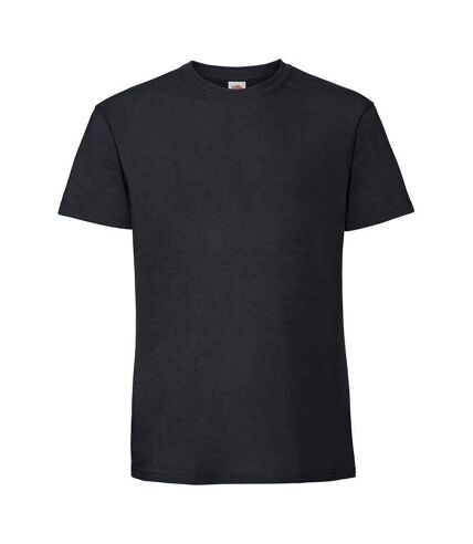 T-shirt ringspun premium homme noir Fruit of the Loom Fruit of the Loom