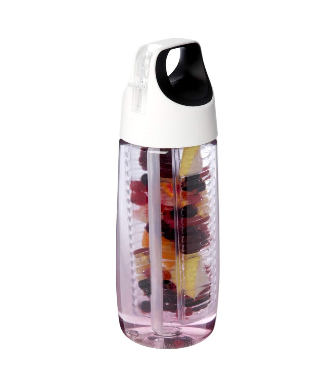 Hydrofruit recycled plastic 700ml infuser bottle one size transparent/white Generic-4