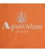 Sweat Sport Motif/style Gros Logo Homme Orange Aquascutum-2