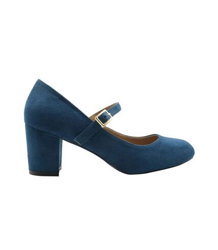 Chaussures Larges mary jane araceli femme bleu marine Where´s That From