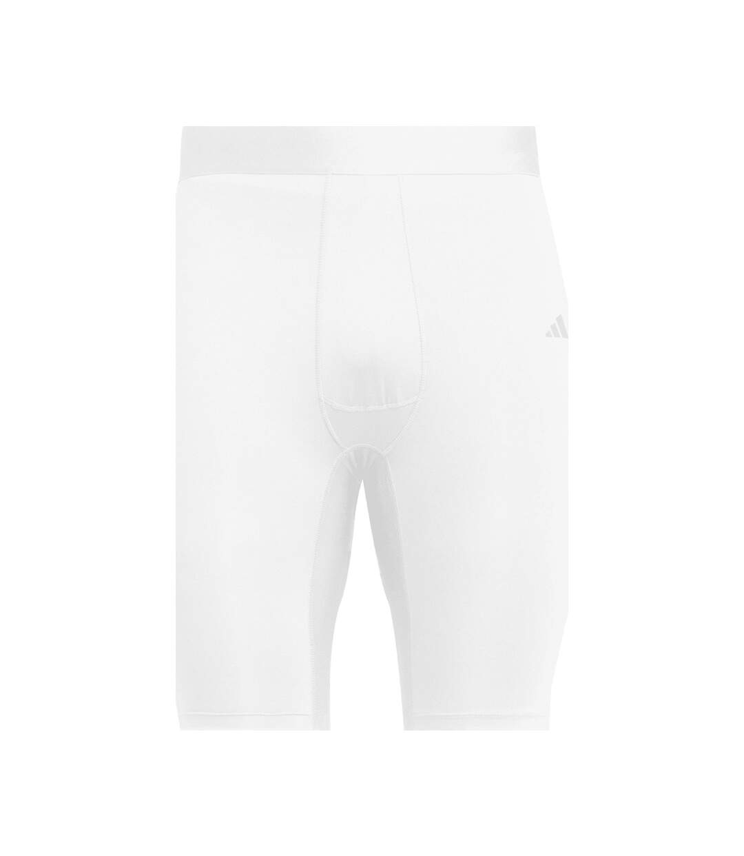 Short De Compression Techfit Homme Blanc Adidas-2