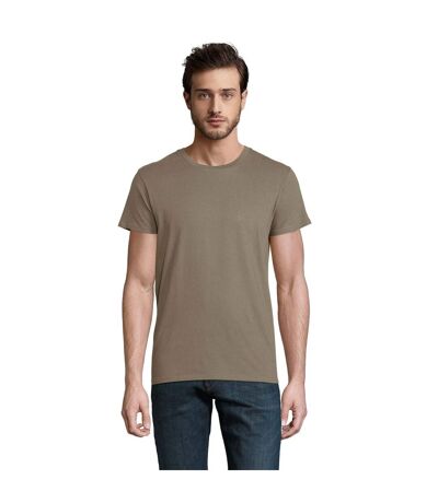 Mens Crusader Organic T-shirt Khaki SOLS