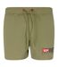 Short De Bain Motif/style Logo Homme Vert Diesel-1