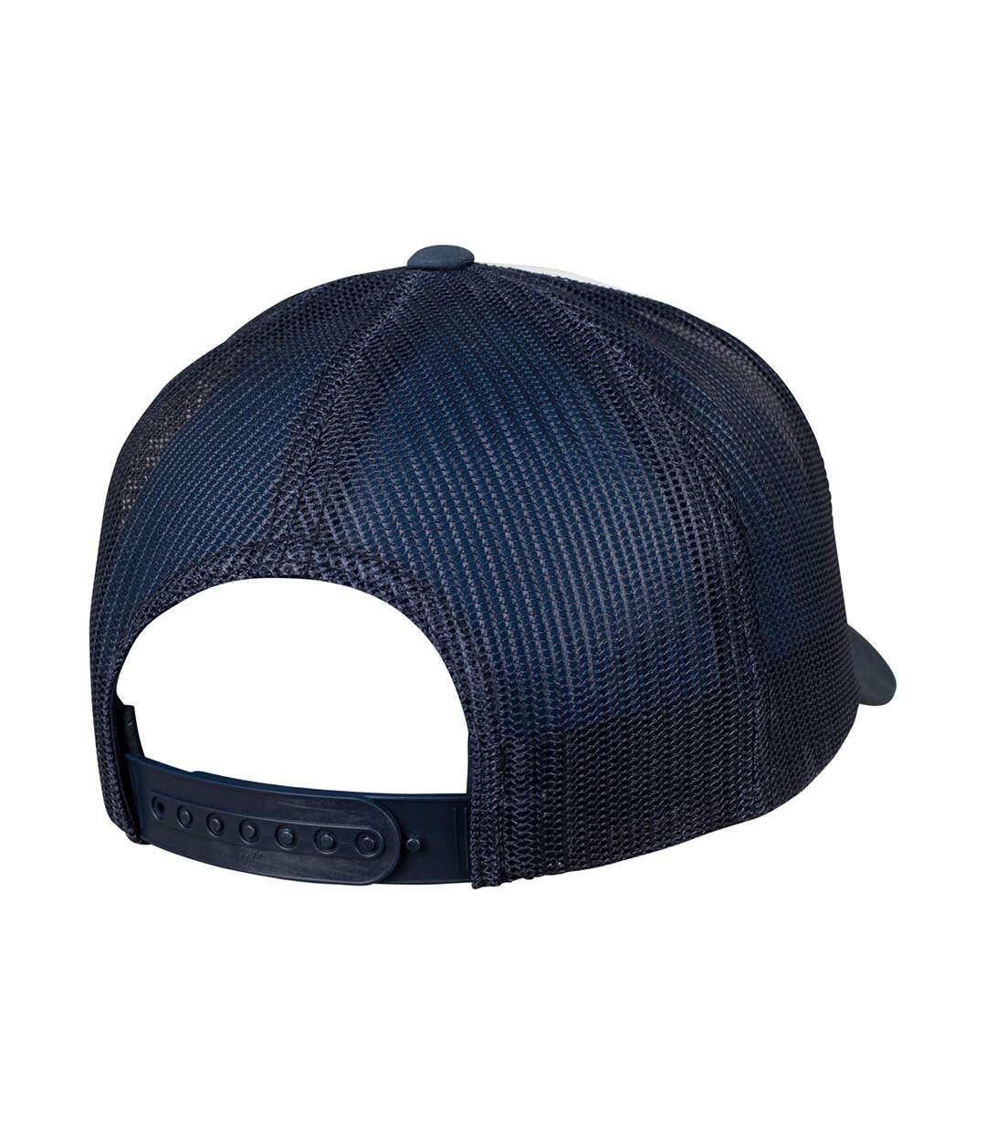 Casquette trucker retro adulte bleu marine / blanc Flexfit-2