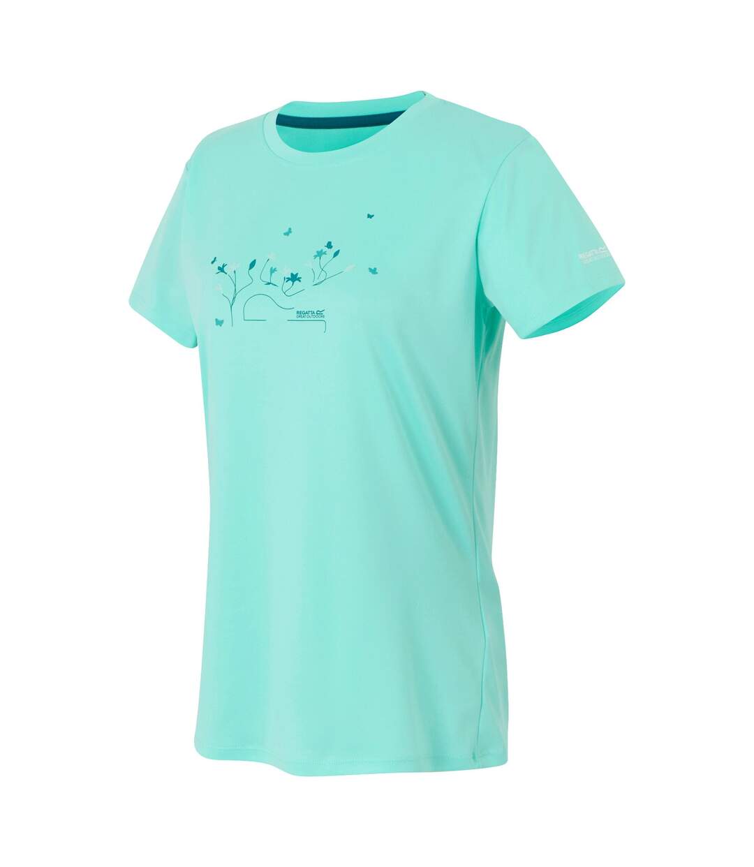 T-shirt fingal femme bleu ciel Regatta-3