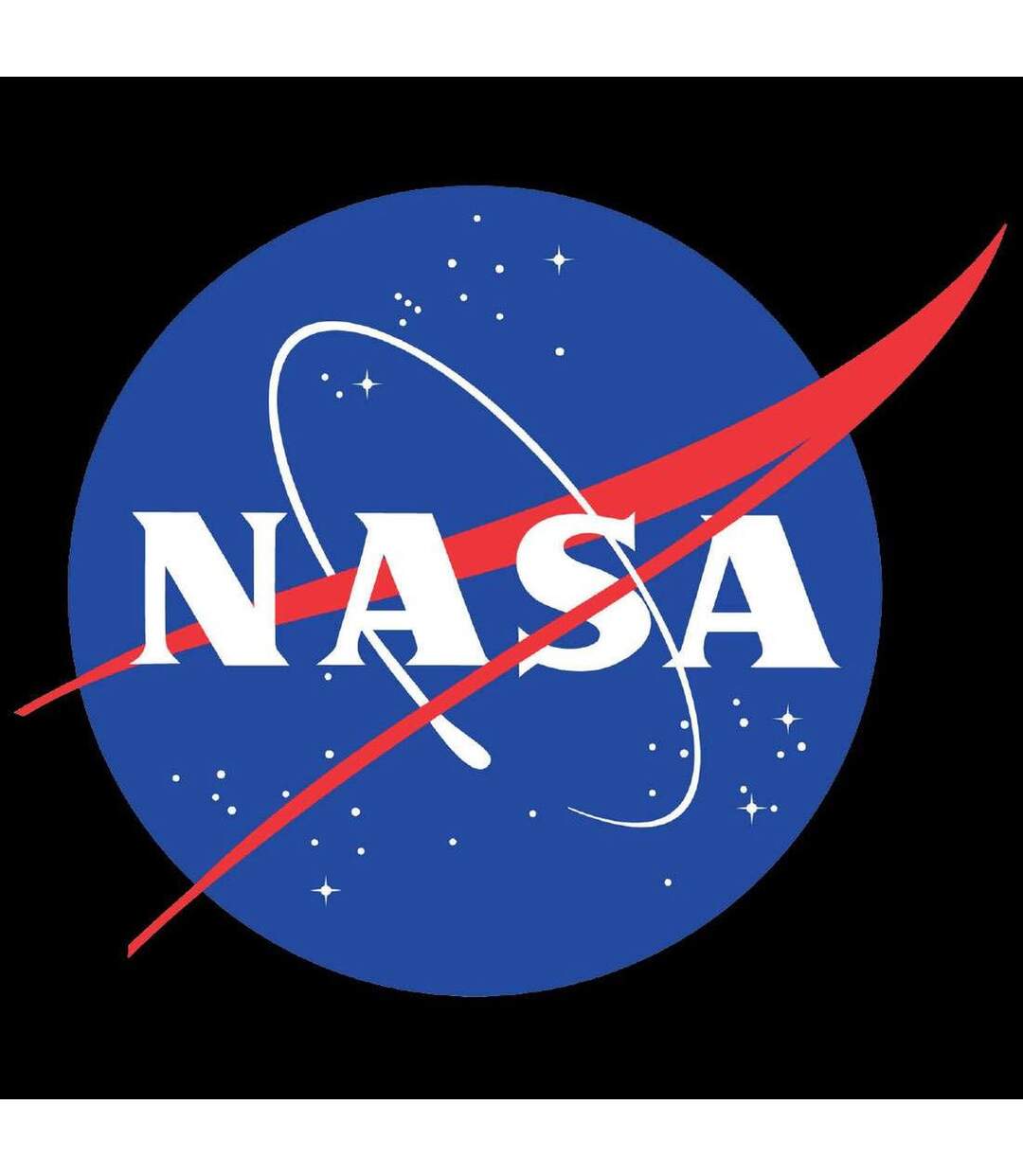 T-shirt Motif/style Logo Homme Noir NASA-4