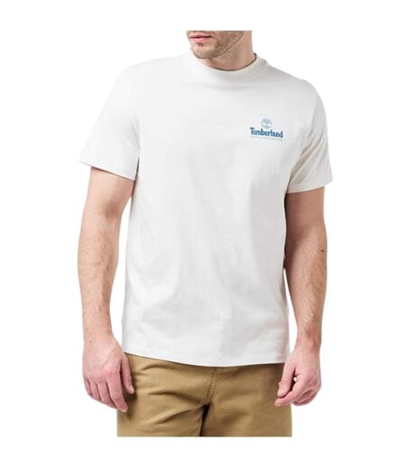 T-shirt Motif/style Logo Arbre Homme Blanc Timberland