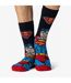 Heat Holders Lite - 1 Paire Chaussettes Superman Homme Fantaisie Thermiques-3