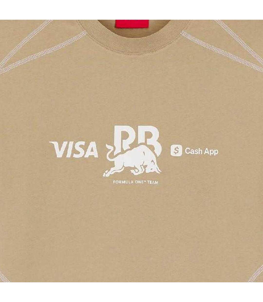 Unisex Adult Crew Neck Short-sleeved Competition T-shirt Medium Beige Hugo-3