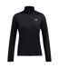 Womens/ladies Tech Lightweight Tracksuit Top Black Under Armour-2