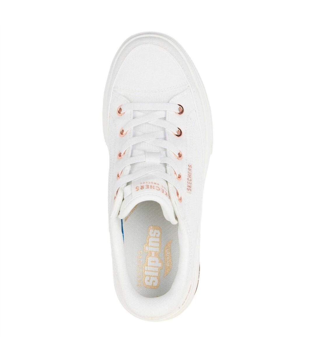 Baskets Arcade Meet Ya There Femme Blanc Skechers-4