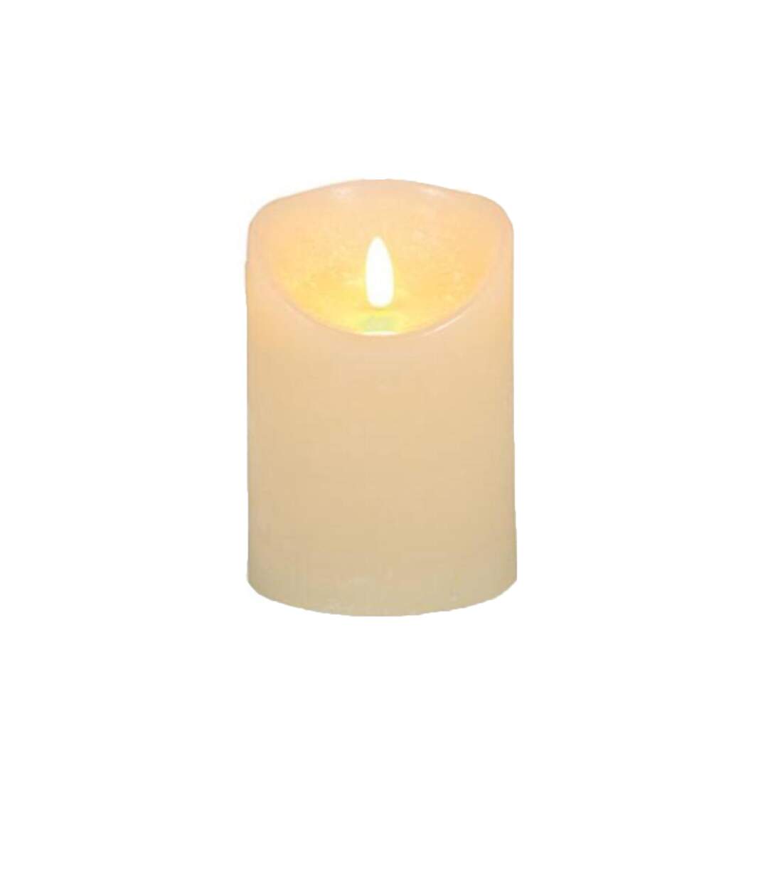Flickabrights Textured Candle With Timer One Size Cream Premier-2