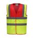 Gilet Haute Visibilité Adulte Rouge Jaune Fluo Yoko-1