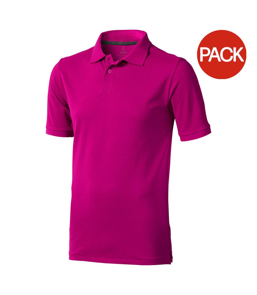 Lot de 2  polos manches courtes calgary homme rose Elevate-1