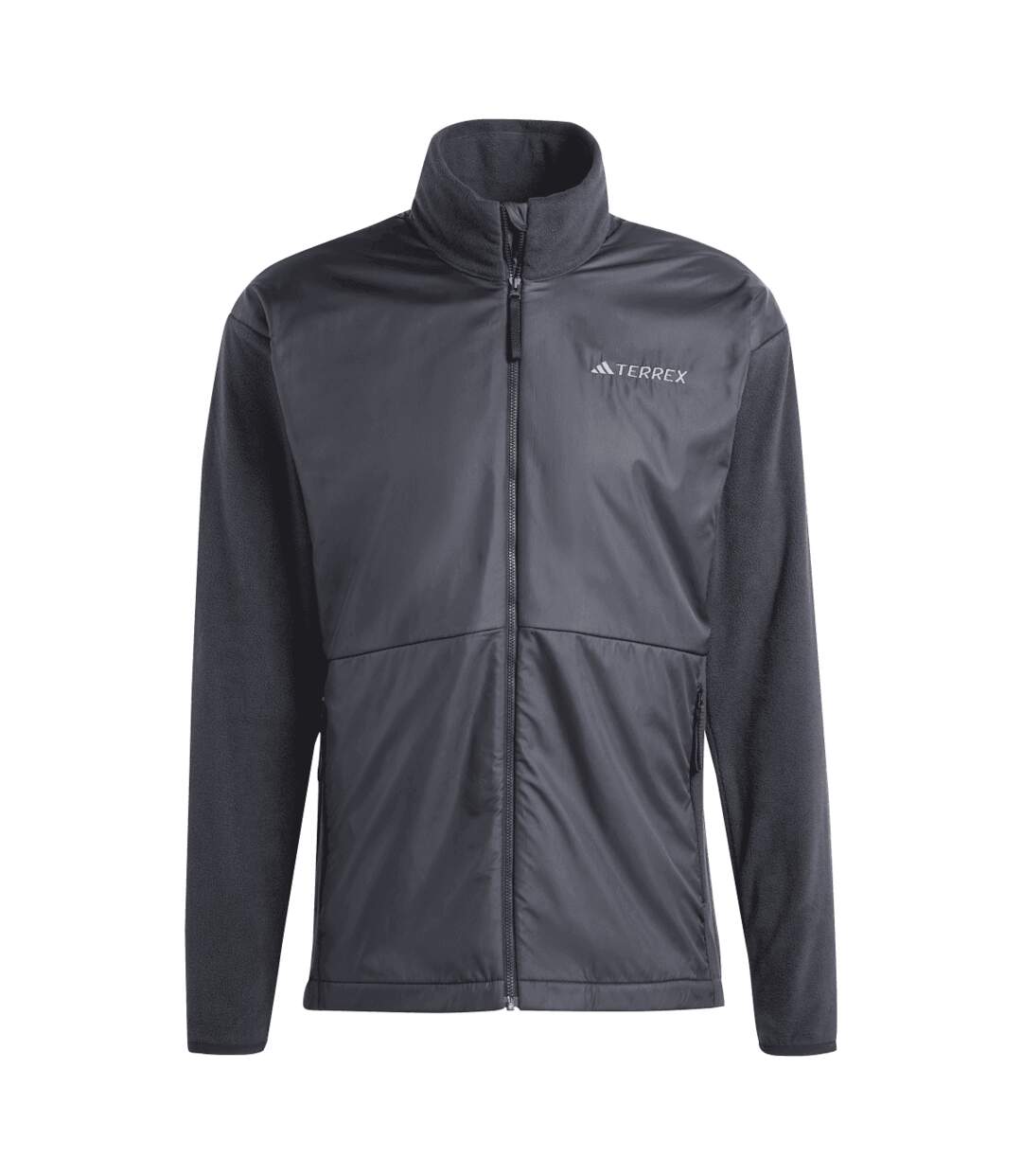 Mens Terrex Multi Wind Resistant Fleece Jacket Black Adidas-2