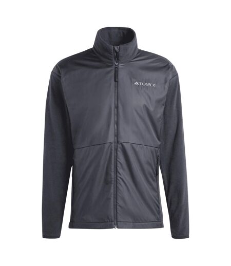 Mens Terrex Multi Wind Resistant Fleece Jacket Black Adidas